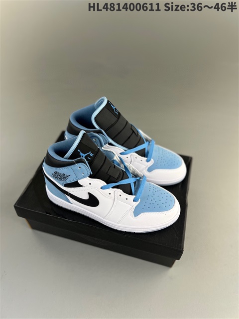 women air jordan 1 shoes H 2023-10-26-396